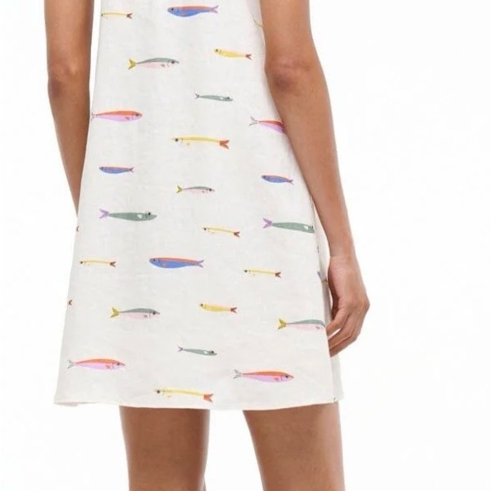 Colorful Fish Pattern Dress - Picture 2 of 2